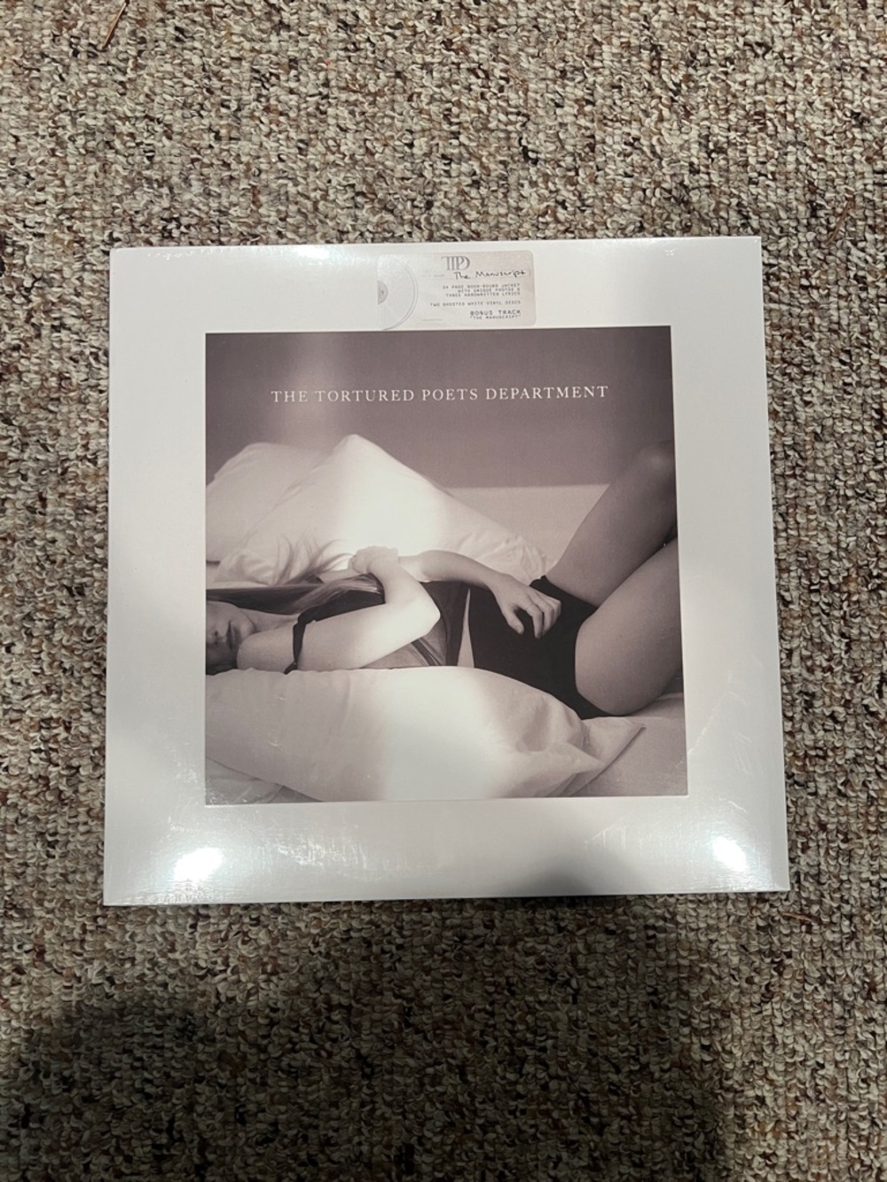 The Tortured Poets Department Vinyl with bonus track The Manuscript